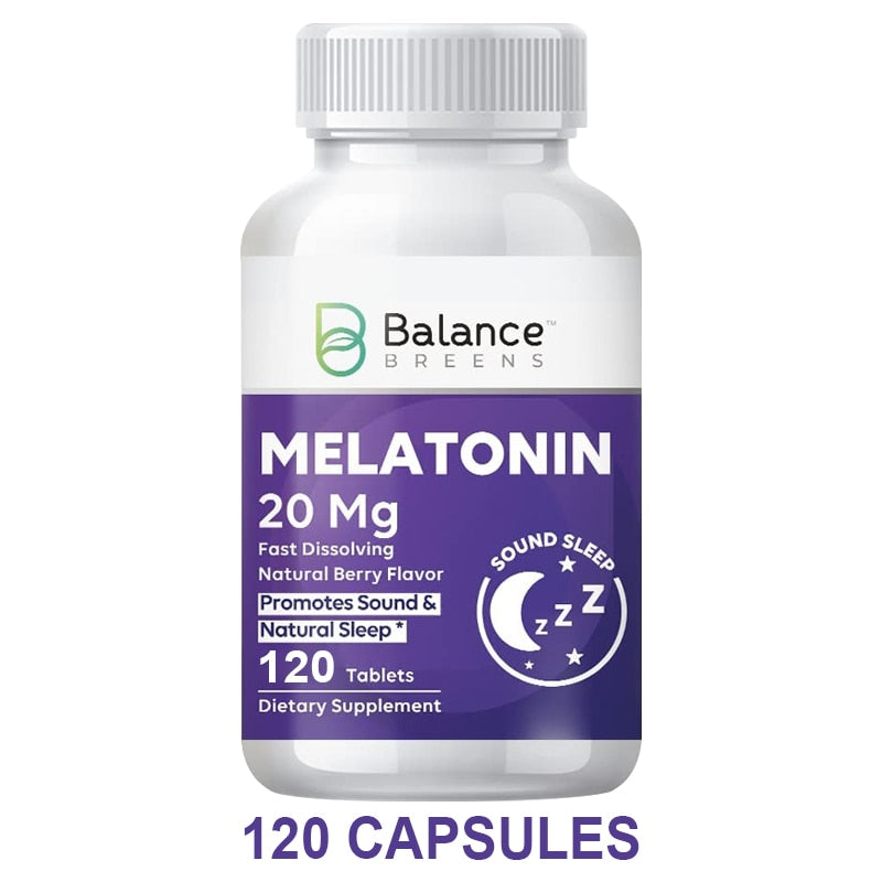 Balance, 20mg Melatonin Capsules for Adults