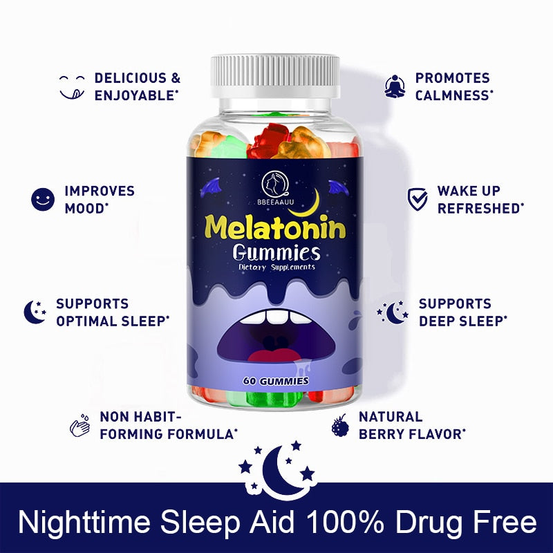 Bbeeaauu 5mg Melatonin Gummies