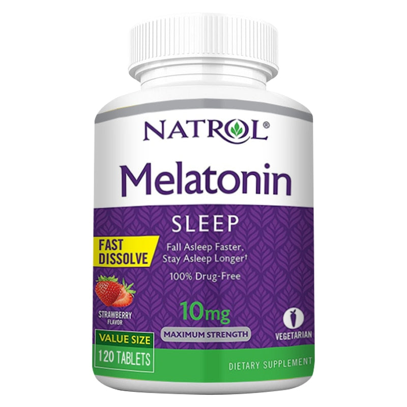 Natrol - 10mg Melatonin Capsules(Strawberry Flavour) - BULK