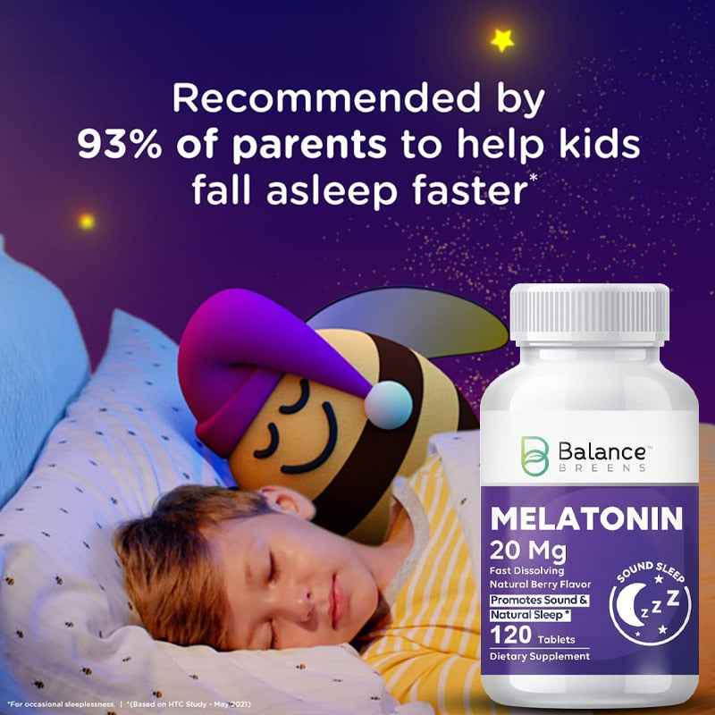 Balance, 20mg Melatonin Capsules for Adults