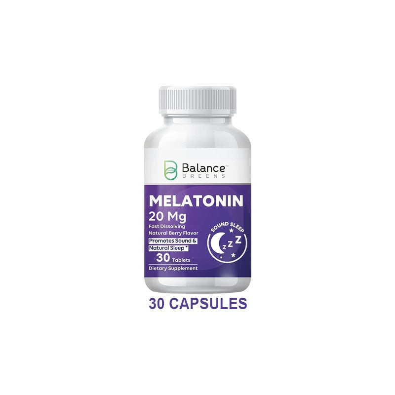 Balance, 20mg Melatonin Capsules for Adults