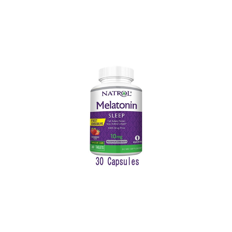 Natrol - 10mg Melatonin Capsules(Strawberry Flavour) - BULK